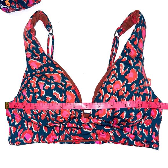 Maaji More Compassion Patricia Long Line Triangle Top + Bianca Bottom Size Large - Picture 15 of 16